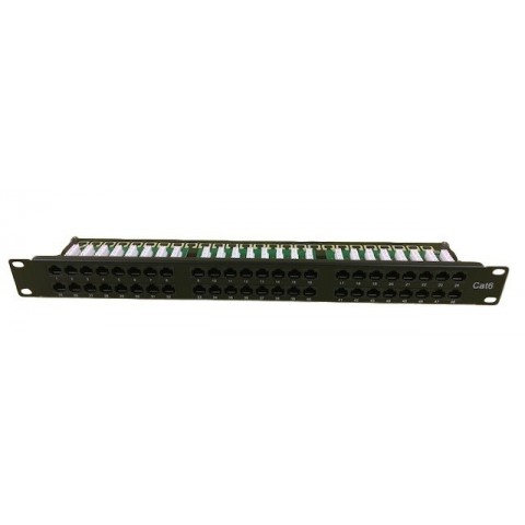 Patch Panel 1U x 48 puertos CAT6 UTP