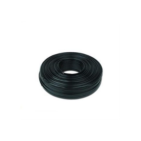 Cable Telefonico de 4 Vias Plano NEGRO  Rollo 100 