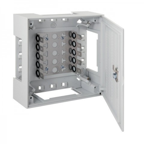 Caja de plastico de 50 Pares Tipo Krone. Incluye soporte