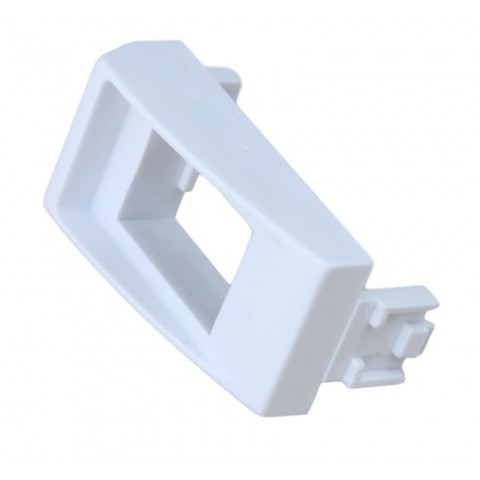 Modulo Ticino Light 1 RJ-45 Keystone  Blanco/4 