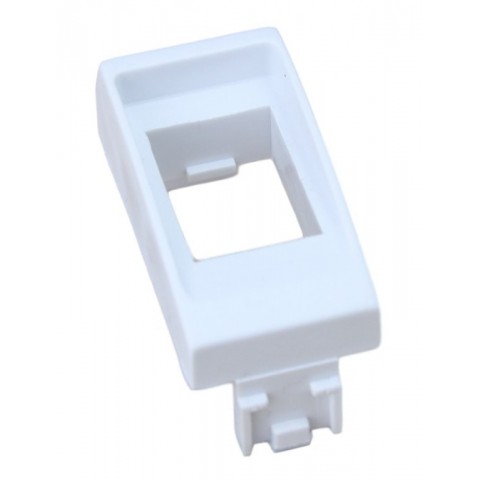 Modulo Ticino Light 1 RJ-45 Keystone  Blanco/4 
