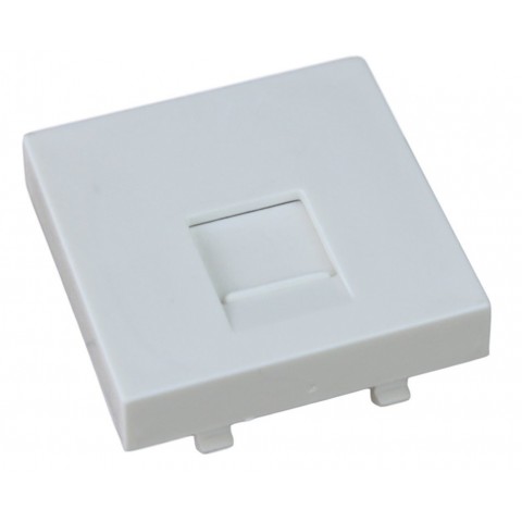 Modulo 45x45 CON VENTANA 1 RJ-45 Systimax-Keystone