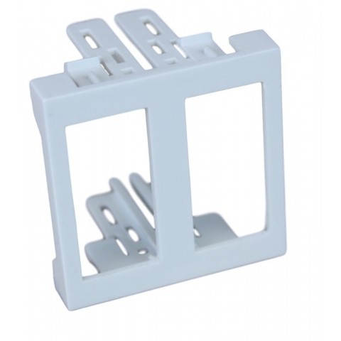 Modulo 45x45 para 2 tomas rapidas Wieland o Wago  