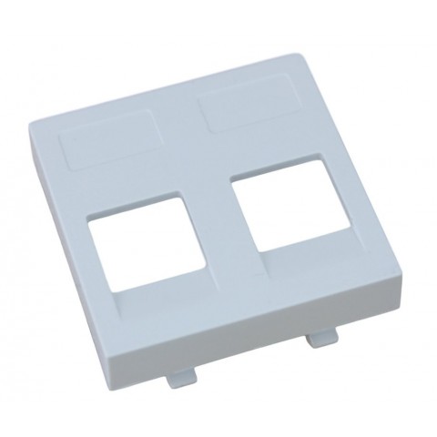 Modulo 45x45 SIN VENTANA 2RJ-45 Systimax-Keystone