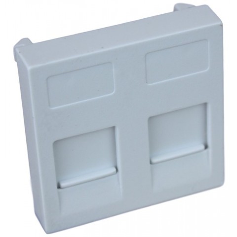 Modulo 45x45 CON VENTANA 2 RJ-45 Systimax - Keysto