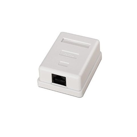 Roseta Superficie sal. Lateral CON 1 RJ-45 CAT5e UTP tipo 110