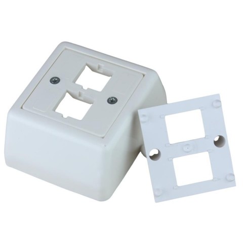 Roseta de Sup  Salida Frontal   Adaptador para 2 R