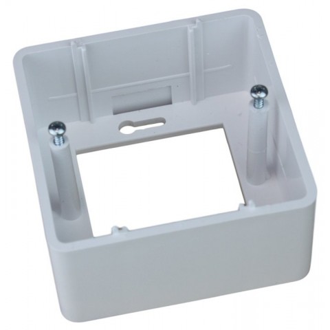 Caja de Superficie de 80x80  F40mm   Blanco/4 