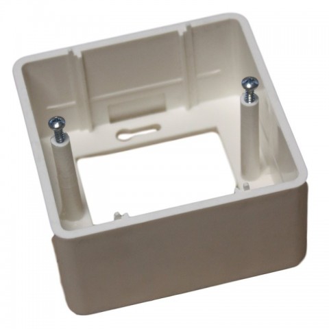 Caja de Superficie de 80x80  F40mm   Blco-BEIGE /9