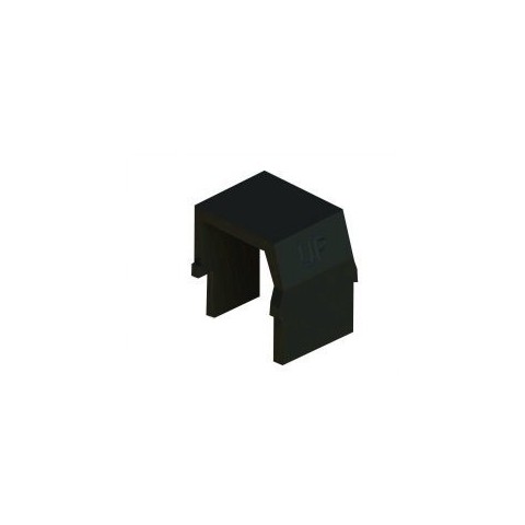 Adaptador Ciego Keystone Negro  Bolsa de 100 unida
