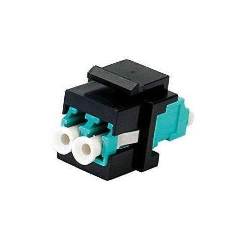 Adaptador Keystone para adaptador SC Simplex / LC Duplex NEGRO. Cantidad minima. Bolsa 100 unidades