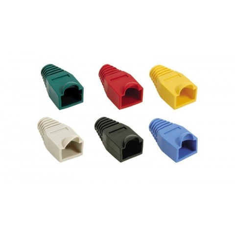 Funda protectora para RJ-45 CAT6  Bolsa 100 unid 
