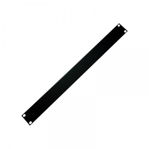 Panel 19  x 1U Ciego Negro  RAL 9005 