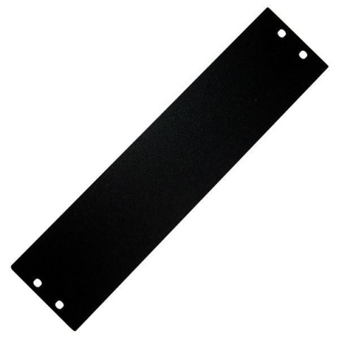 Panel 19  x 3U Ciego Negro  RAL 9005 