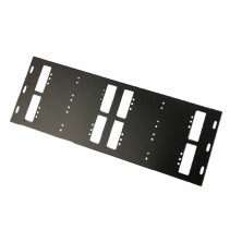 Placa de Montaje 19  x 4U  Negra 
