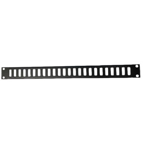 Panel 19  x 1U x 24 F O SC DUPLEX Negro RAL9005