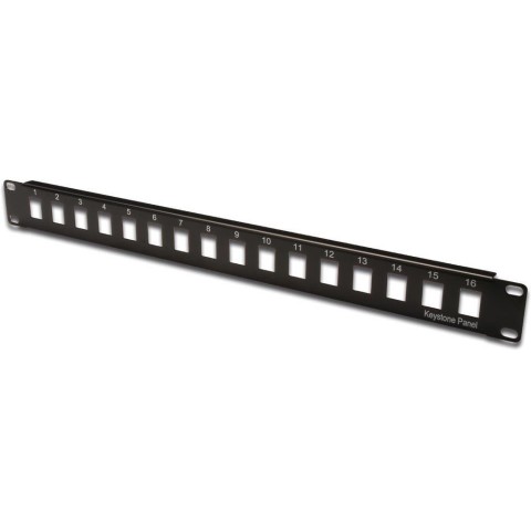 Panel 19  x 1U para 16 conectores KEYSTONE