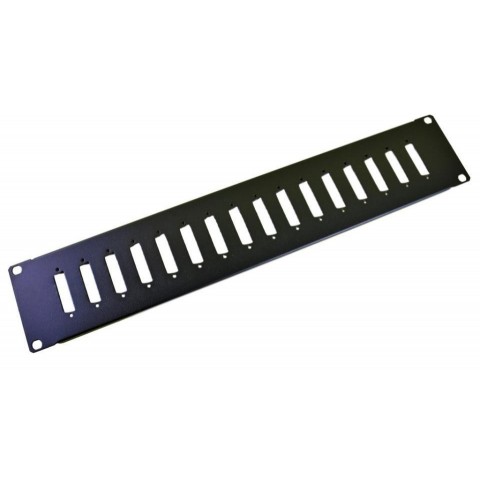 Panel 19  x 2U para 16 SUB-D25 Vias  Negro