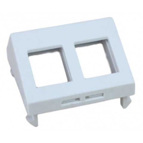 Mod  Inclinado 45º  45x45 S/V 2RJ-45 Systimax  Bla