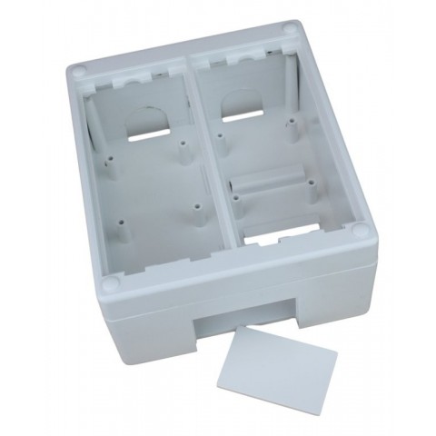 Caja de mecanismos de 2 elementos  Blco/4 