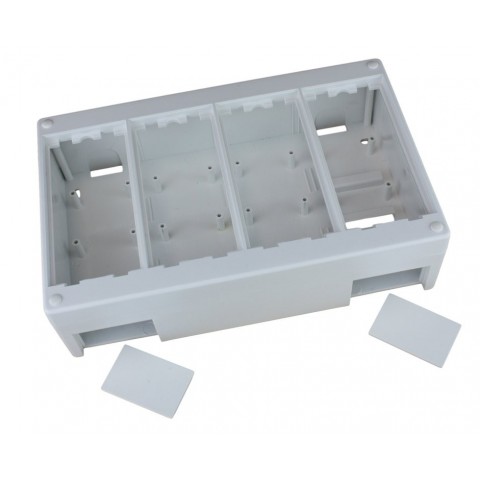Caja de mecanismos de 4 elementos  Blco/4 