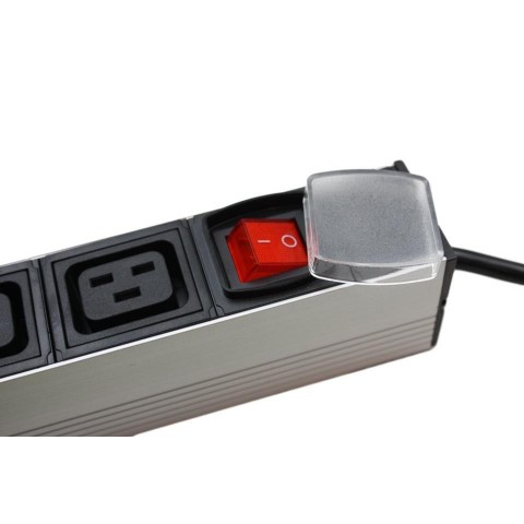 Regleta 19"x1Ux 8 tomas IEC C13 + 3 tomas IEC C19 CON interruptor y toma shucko macho