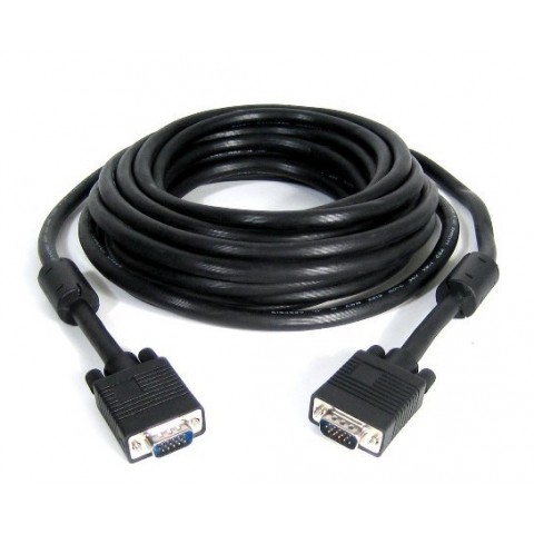 Latiguillo VGA-VGA RGB Ferrita Doble Apant  Macho 