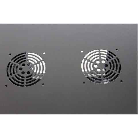 RACK Mural de 19" x 9U x 600. Laterales desmontables. Color Negro