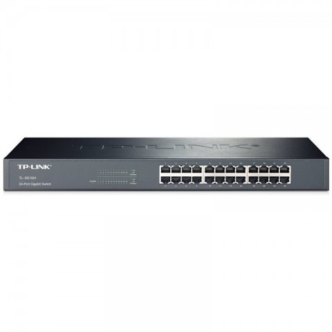 Switch 24 Puertos GIGABIT para RACK 19  10/100/100