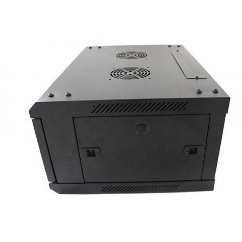 RACK Mural de 19" x 4U x 450. Laterales desmontables. Color Negro