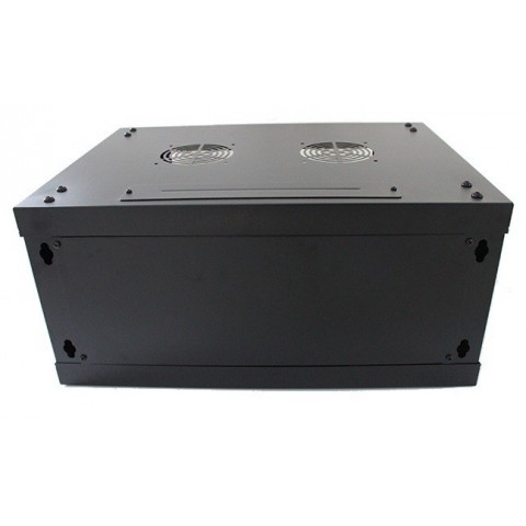 RACK Mural de 19" x 4U x 450. Laterales desmontables. Color Negro