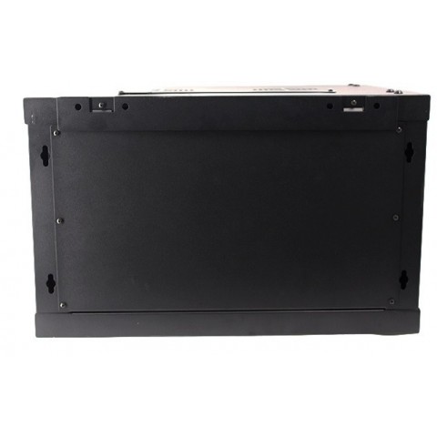 RACK Mural de 19" x 6U x 450. Laterales desmontables. Color Negro