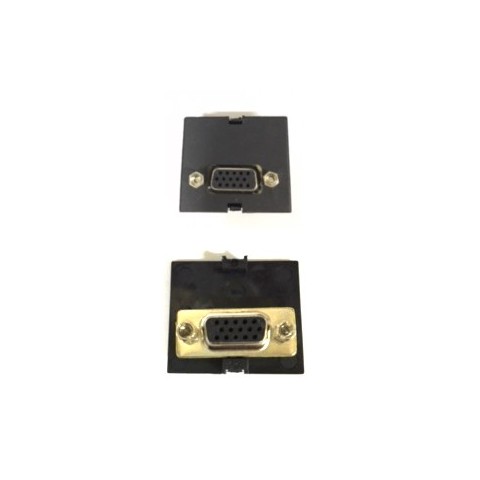 Placa con una toma VGA H-H para Perfil de EMPOTRAR