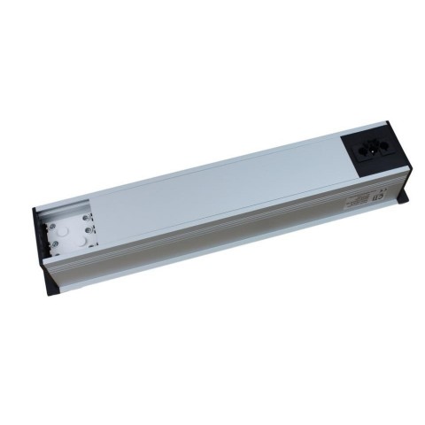 Perfil para empotrar en mesa SIN TAPA de 6 mecanismos de 45x45 útiles