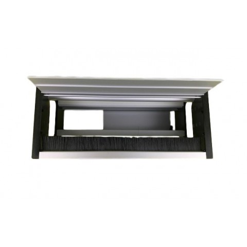 Perfil de Empotrar en mesa CON TAPA para 5 mecanismos de 45x45 utiles
