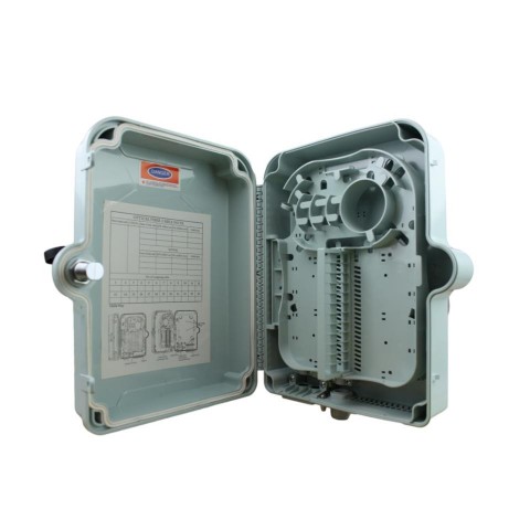 Caja F.O. de Exterior IP-65 CON LLAVE PARA 24 adaptadores SC Simplex