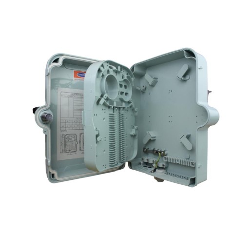 Caja F.O. de Exterior IP-65 CON LLAVE PARA 24 adaptadores SC Simplex