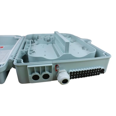 Caja F.O. de Exterior IP-65 CON LLAVE PARA 24 adaptadores SC Simplex