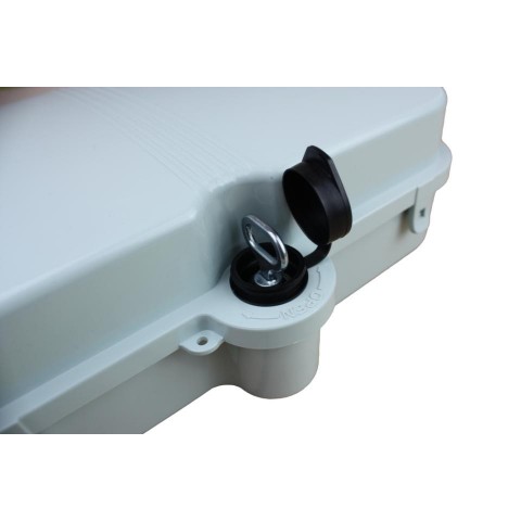 Caja F.O. de Exterior IP-65 CON LLAVE PARA 24 adaptadores SC Simplex