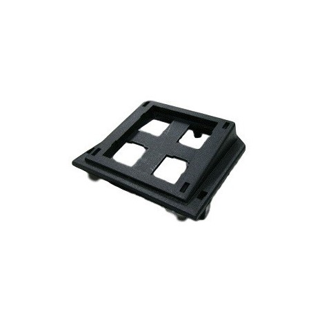 Tapeta Inclinada 4 RJ-45 KEYSTONE (Negra) para cubeta GB/2