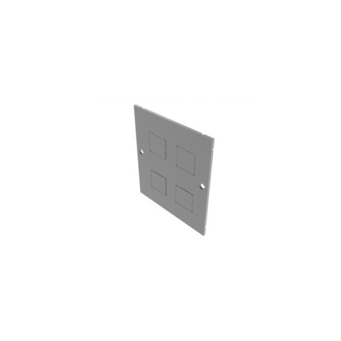 Tapeta Troquelada 4 RJ-45 Keystone-Systimax  Gris 