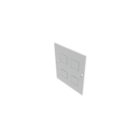 Tapeta Troquelada 4 RJ-45 Keystone-Systimax  Gris 
