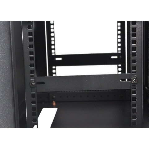 RACK Mural de 19" x 15U x 600. Laterales desmontables. Color Negro