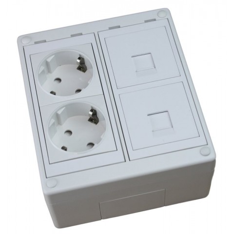 KIT Caja de mecanismos de 2 elementos CON 1 unid  