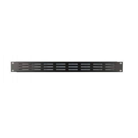 Panel 19  x 1U Ventilado Negro  RAL 9005 