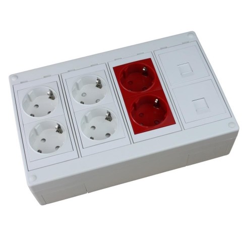 Caja de mecanismos de 4 elementos CON 2 unid  shuc