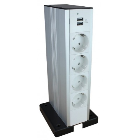 MiniColumna DOBLE plus para 10 mecanismos de 45x45