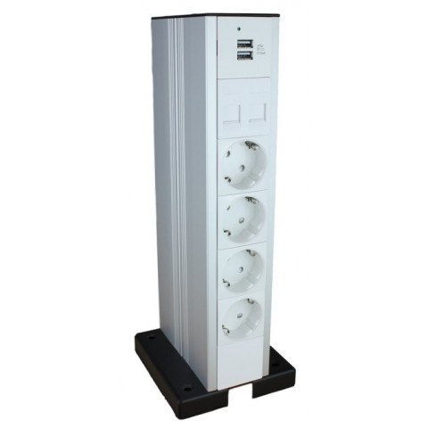 MiniColumna DOBLE plus para 12 mecanismos de 45x45