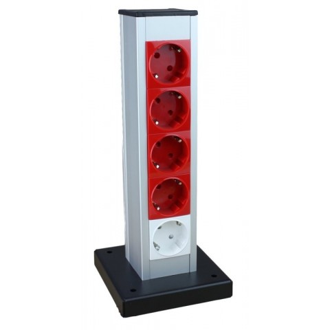 MiniColumna de Suelo SENCILLA plus para 5 mec. de 45x45. KIT