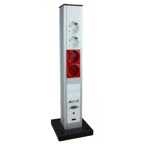 MiniColumna de Suelo SENCILLA plus para 8 mec. de 45x45. KIT